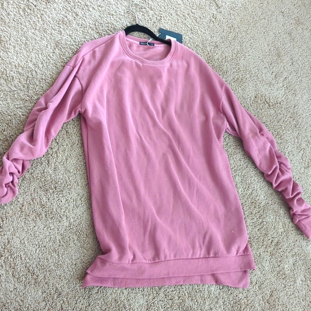 Fleece pink dress - LARGE❤️